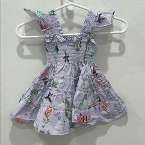 Hill House sea creature 6-12 month dress & shorts